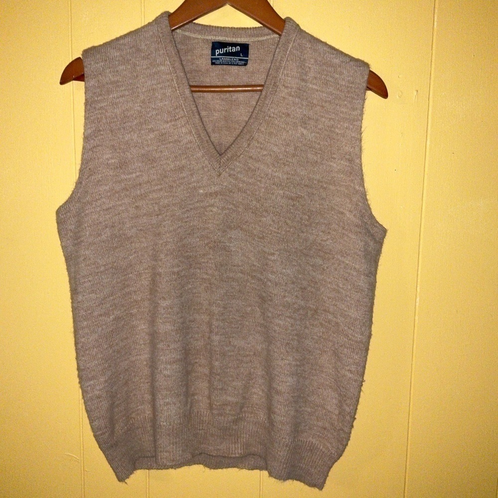 Vintage Puritan Lamb Blend Vest!